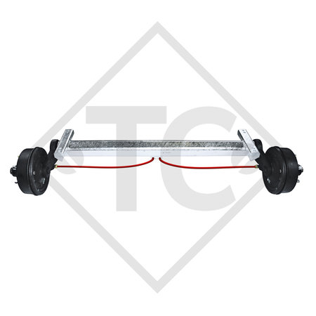 Essieu PLUS 2500kg freiné type d'essieu B 2500-8