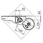 Achse gebremst 750kg EURO1 Achstyp B 850-2 - HYMER Pan/Familia