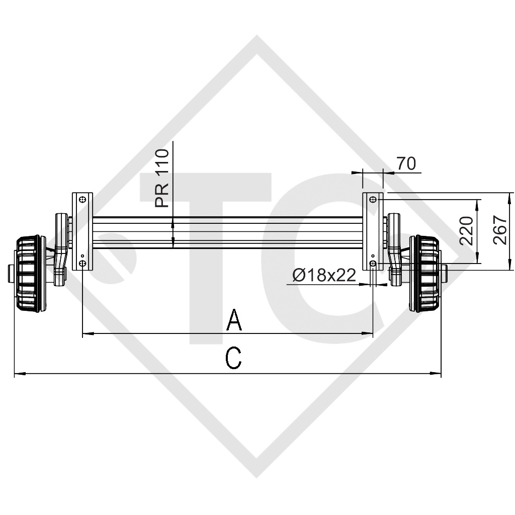 Ersatzteile-Kit Radbremse  811162
