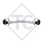 Braked axle 1300kg EURO Plus axle type DELTA SI-N 12-2, THRUN-EICKER