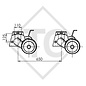 Achse gebremst 1000kg EURO1 Achstyp Delta SI-N 10 FENDT 700