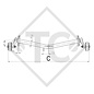 Achse gebremst 1000kg EURO Plus Achstyp Delta SI  850-10