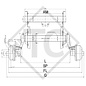 Achse gebremst 1050kg SWING Achstyp CB 1054, 46.21.379.599