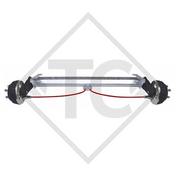 Assale frenato 1300kg COMPACT tipo di assale B 1200-5 Umbra U 2500 B/H