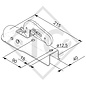 Coupling head AK 7 version I for unbraked trailers