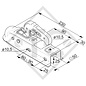 Coupling head AK 7 version D for unbraked trailers