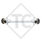 Braked axle 1300kg EURO COMPACT axle type B 1200-5 Caravalair Ambiance 410