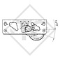 Braked axle 1360kg EURO Plus axle type DELTA SIN 12-3 - Bürstner Amara 470 TL
