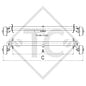 Assale frenato 1300kg EURO1 tipo di assale B 1200-5, Sterckeman