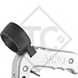 Coupling head AK 7 version H with plug holder for unbraked trailers