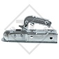 Coupling head AK 7 version E for unbraked trailers