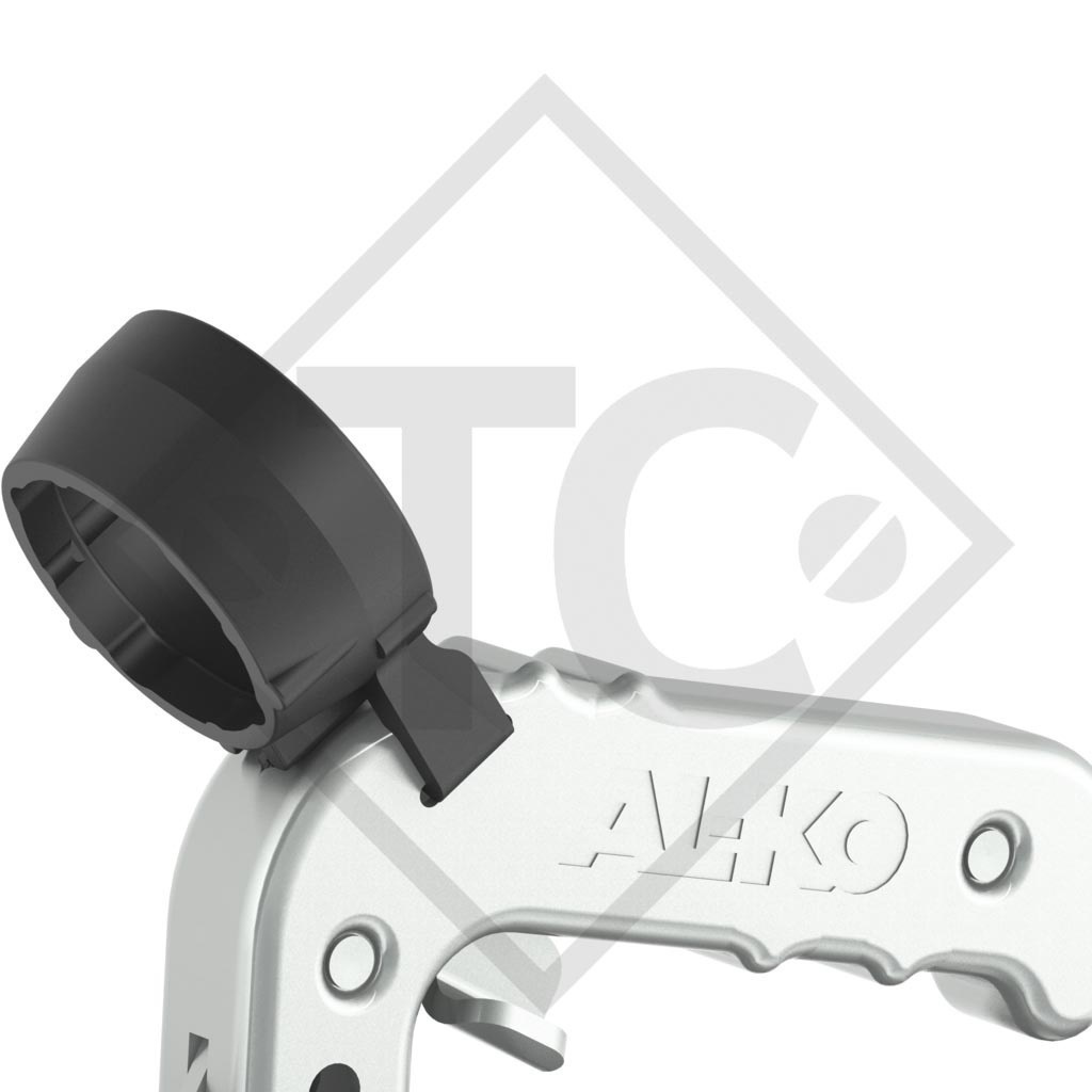Coupling head AK 7 version E with plug holder for unbraked trailers