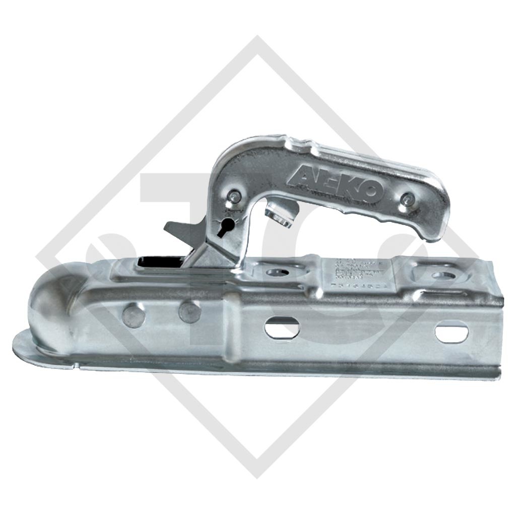 Coupling head AK 7 version E for unbraked trailers