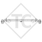 Braked axle 900kg EURO1 axle type DELTA SI 850-5 Bürstner