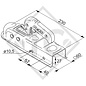 Coupling head AK 7 version E for unbraked trailers