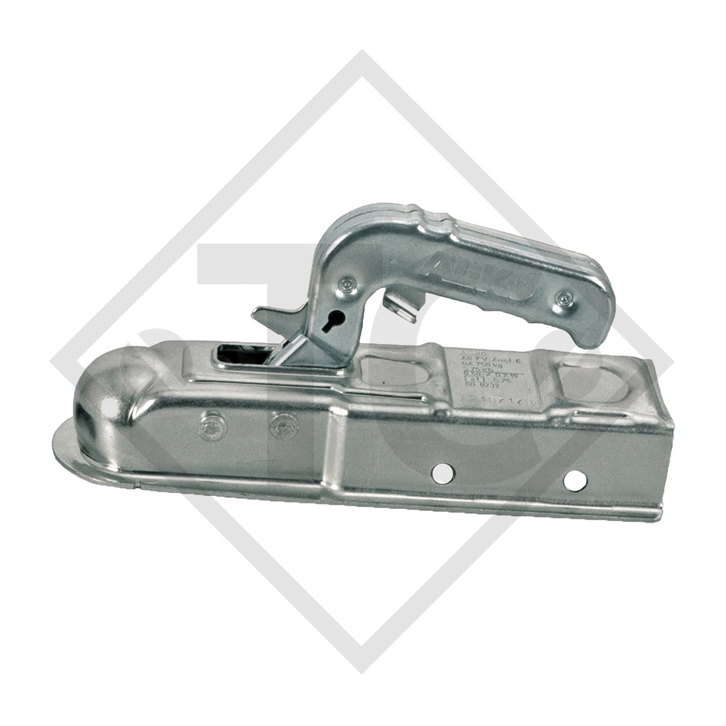 Coupling head AK 7 version E for unbraked trailers