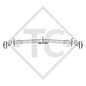 Braked axle 900kg EURO axle type DELTA SI 850-5, Knaus Azur 590 / 610