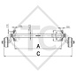 Eje con freno 750kg BASIC tipo de eje B 700-5