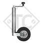 Ruotino d'appoggio ø60mm tondo, tipo MB14476005, per caravan, rimorchi auto, macchine per l'edilizia
