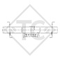 Essieu SWING V-TEC 1500kg freiné type d'essieu SCB 1505, 46.24.316.935, 4013632