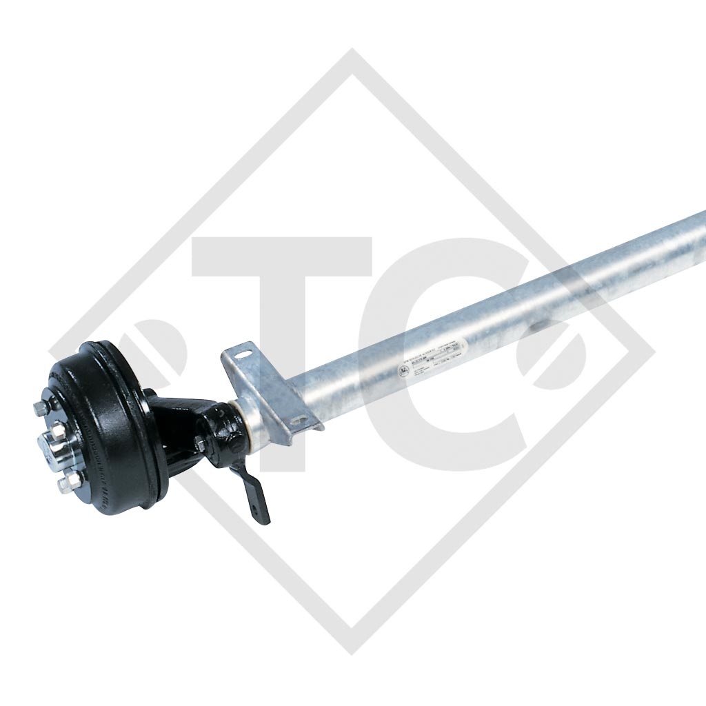 Braked axle 1350kg RONDO axle type DB 1355 ECO-1, 45.25.362.042 Hobby Elegance 470 UB