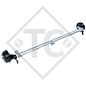 Braked axle 1350kg RONDO axle type DB 1355 ECO-1, 45.25.379.726 Hobby Elegance 470 UB