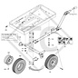 Essieu 750kg non freiné type d'essieu CB 754, 46.14.000.071, ATLAS COPCO