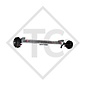 Essieu SWING 1050kg freiné type d'essieu CB 1055, 46.21.379.014, HUMBAUR