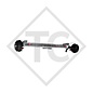 Essieu SWING 1050kg freiné type d'essieu CB 1055, 46.21.379.015, HUMBAUR