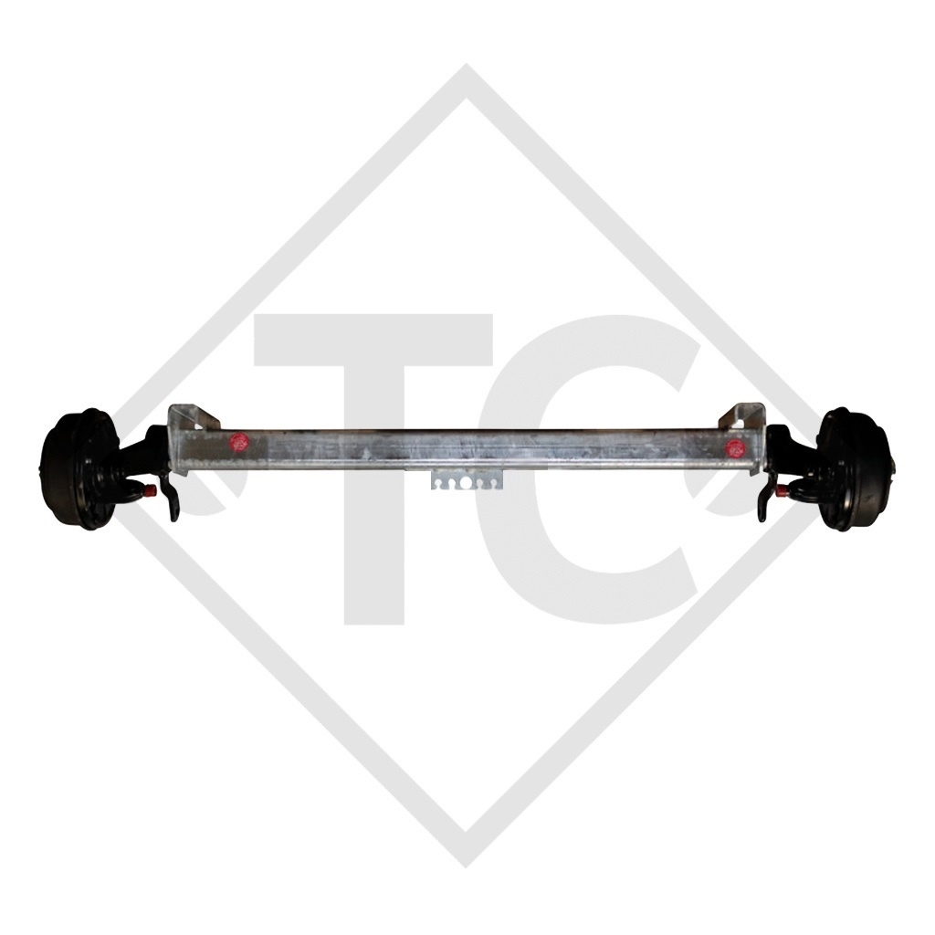 Braked axle 1050kg SWING axle type CB 1055, 46.21.379.182, HUMBAUR