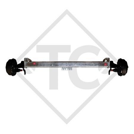 Braked axle 1050kg SWING axle type CB 1055, 46.21.379.171