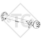 Braked axle 1050kg SWING axle type CB 1055, 46.21.379.171