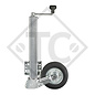 Roue jockey □60mm carré, type VK 60-PB1-200 VBB, sabot entièrement automatique, pour caravanes, remorques-auto, machines pour l'industrie du bâtiment