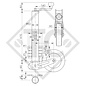 Jockey wheel ø60mm round, type VK 60-KH-200 VBB, support shoe fully automatic, for caravans, car trailers, machines for building industry