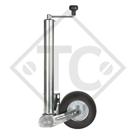 Jockey wheel ø60mm round, type VK 60-ABLFH-255 SB, long version, support shoe fully automatic