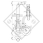 Stützrad ø60mm rund, Typ VK 60-BLH-255 SB, lange Ausführung, Stützschuh vollautomatisch, für Wohnwagen, PKW-Anhänger, Maschinen für die Bauindustrie