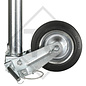 Stützrad ø70mm rund, Typ K 70-250 VBR, Stützschuh halbautomatisch, für Wohnwagen, PKW-Anhänger, Maschinen für die Bauindustrie