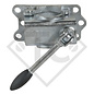 Clamp ø48mm round KLE 48-GKK, T-bar, suitable for all trailer types