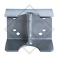 Clamp ø70mm round KLE 70-105x50, suitable for all trailer types