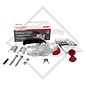 Safety Kit PROFI für AK 301 mit Soft Dock, Distanzstück ø45mm, Schraubmaterial und Druckschloss für gebremste Anhänger
