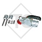 Coupling head AK 351 with spacers ø50mm and fixing bolts for braked trailers