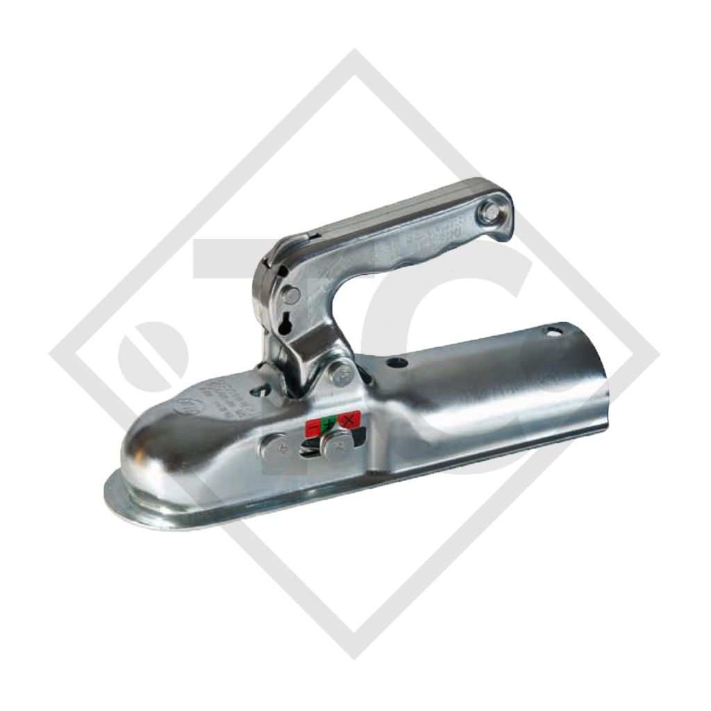 Coupling head EM 80 R-F for unbraked trailers