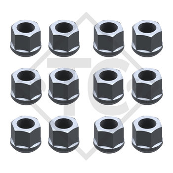 Original Wheel nut M12x1.5 ball-head, set of 10 pieces