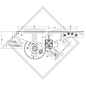 Essieu tandem SWING 2700kg freiné type d'essieu CB 2/1355, 4000624