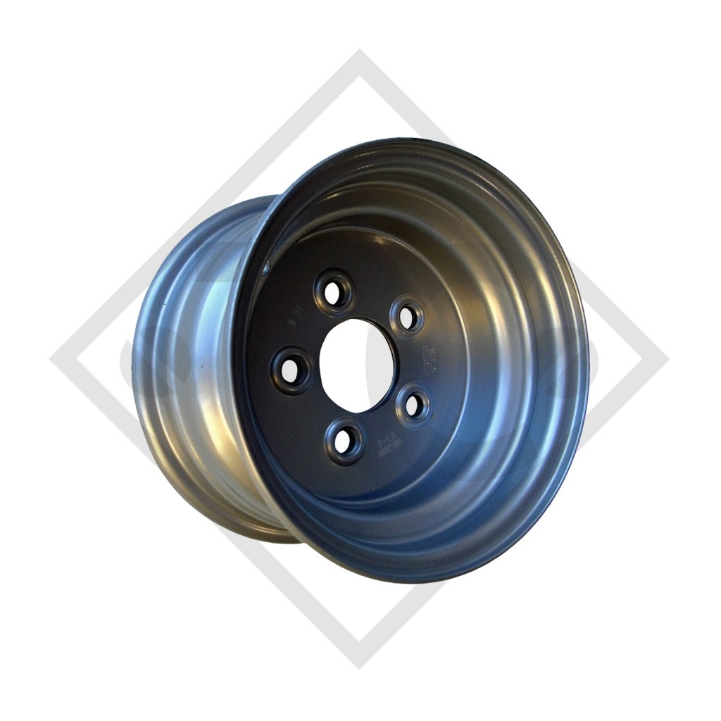 Trailer rim 6.00Ix10 H2, 5/67/112, ET +25, suitable for all common trailer types