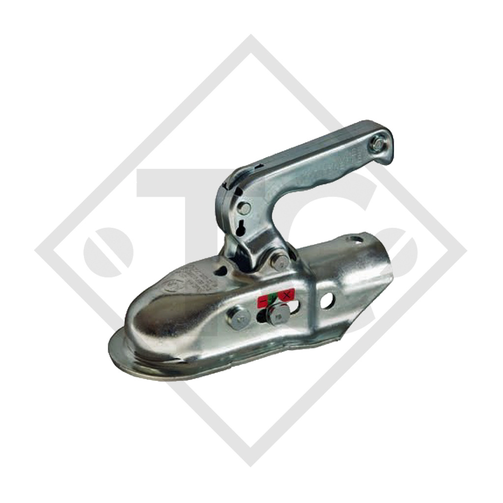 Coupling head EM 150 R-B for braked trailers