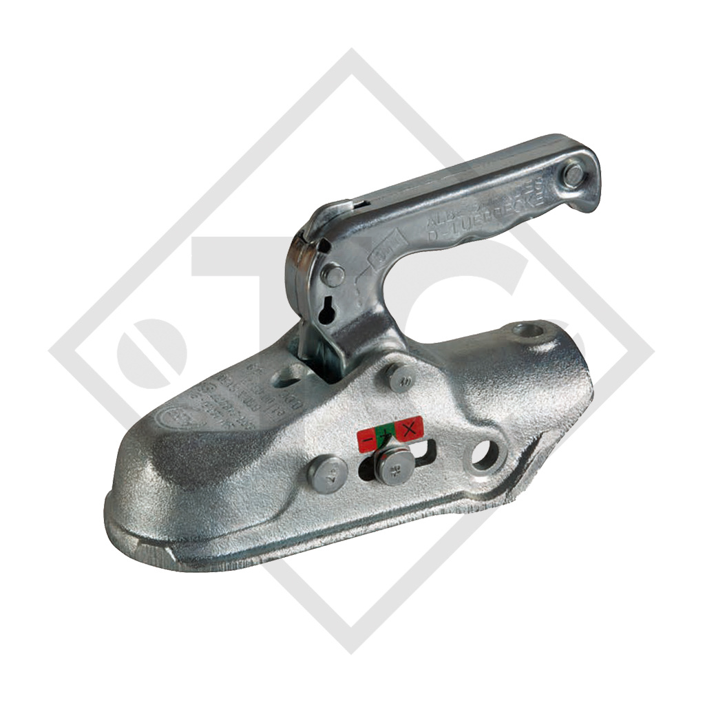 Coupling head EM 300 R-B for braked trailers
