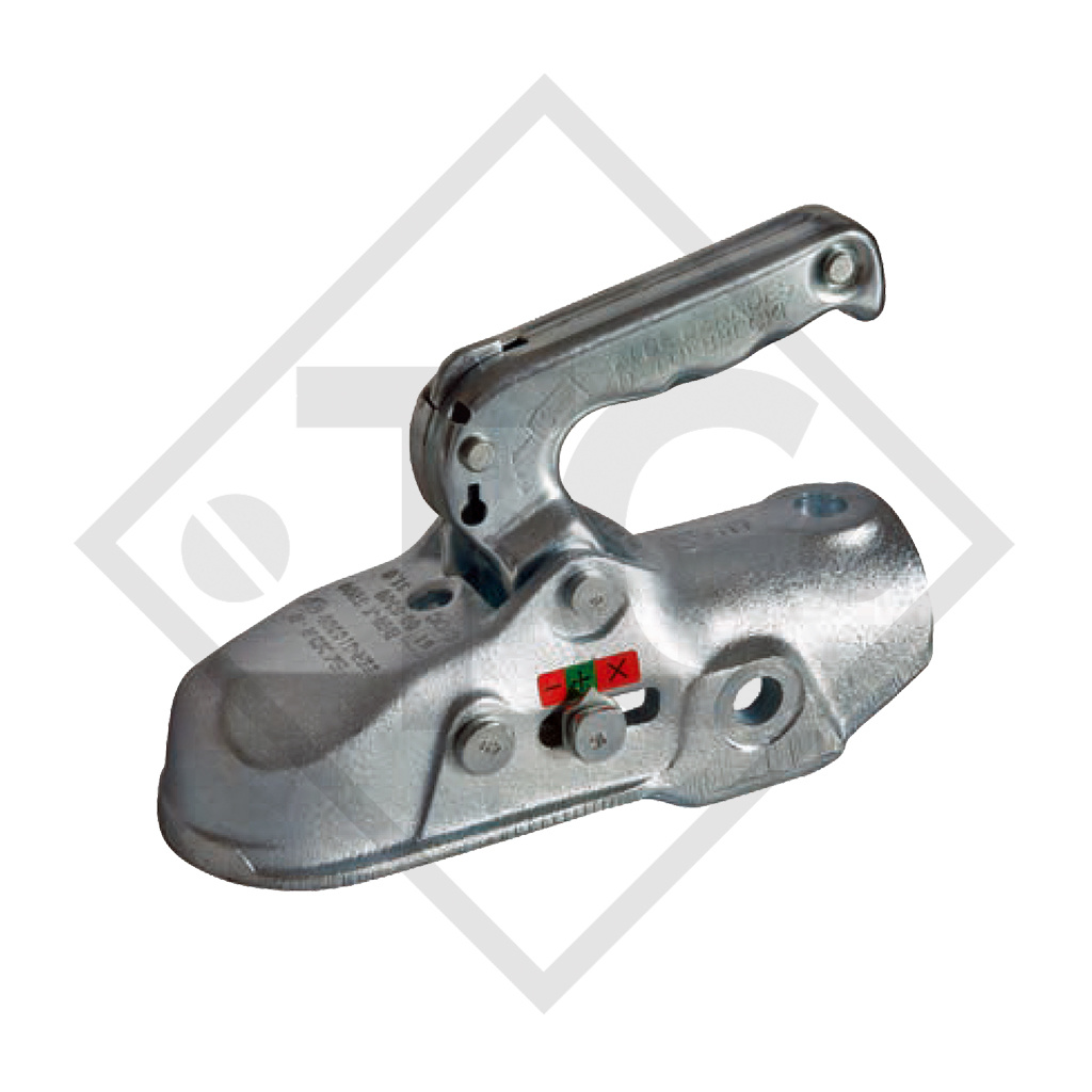 Coupling head EM 350 R-C for braked trailers