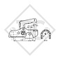 Coupling head EM 350 R-D for braked trailers