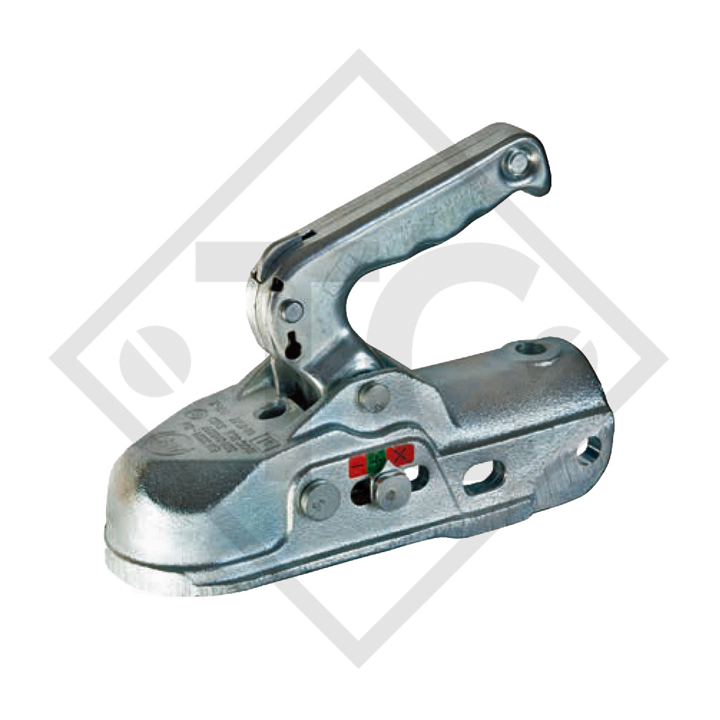 Universal coupling head EM 300 R-BH for braked trailers